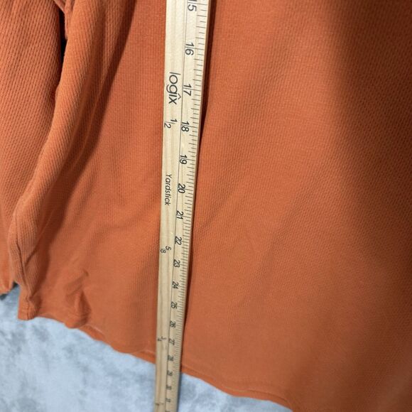 Vtg American Eagle AE77 L Orange Long Sleeve Shirt Boardriding Y2K Jesse Pinkman - Picture 5 of 8